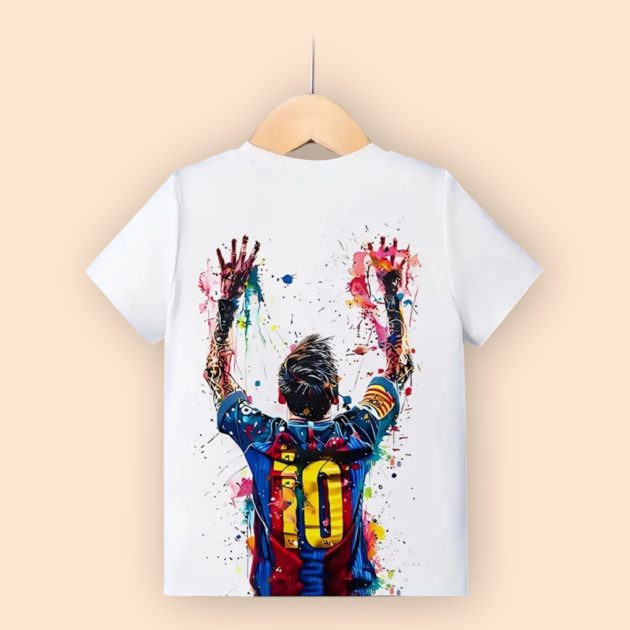 shirt voetbal verfspetters