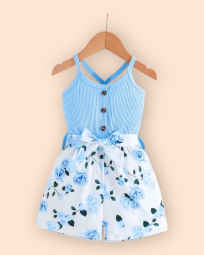 zomerse meisjes jumpsuit