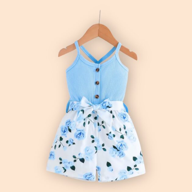 zomerse meisjes jumpsuit