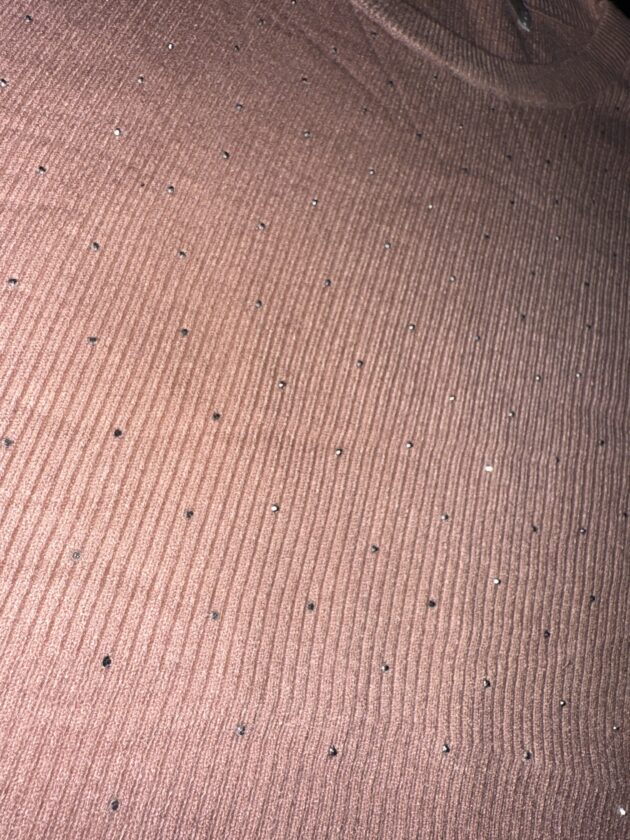 Roze Pretty Glitter Trui - Afbeelding 2