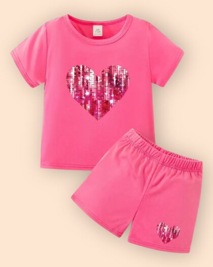 Basic Roze Hartjes Set